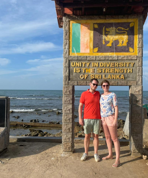 Couple exploring Sri Lanka scenic destinations